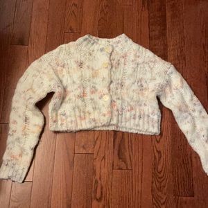 Urban outfitters crop cardigan sweater